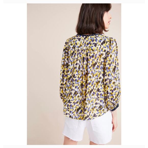 Anthropologie Velvet By Graham Spencer Blouse NWT - Picture 2 of 6